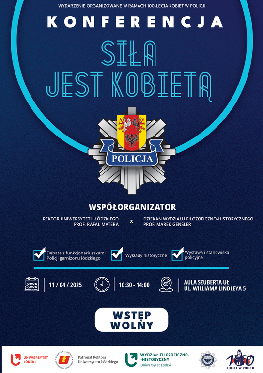 Plakat wydarzenia KWP w Łodzi