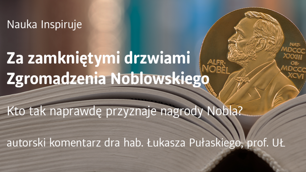 Medal Nagrody Nobla oraz otwarta książka