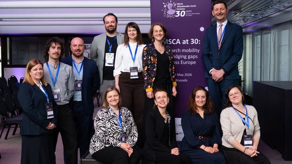 Zespół uczestniczący w MSCA at 30: Research Mobility & Bridging Gaps Across Europe