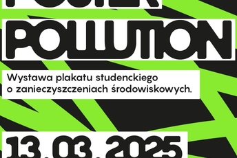 plakat wystawy Poster Polution