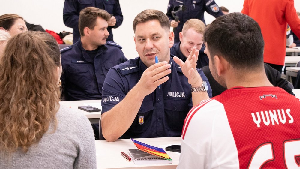 dyskusja z policjantem