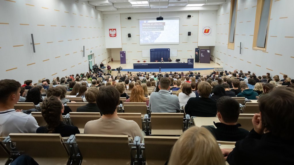 Wizyta Andrzeja Poczobuta na UŁ