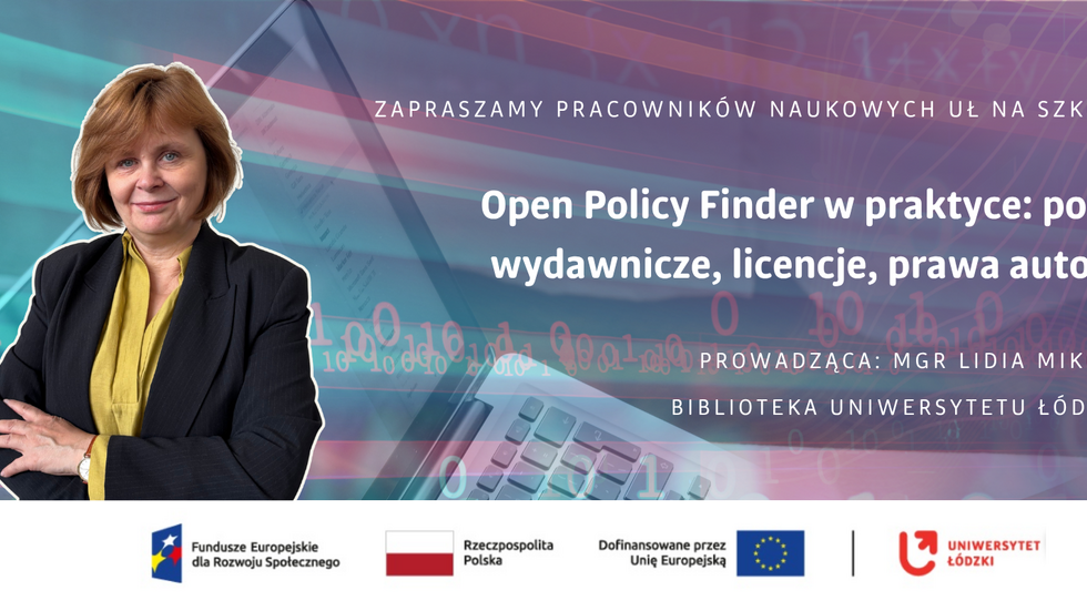 SzkolenieFERS_Open_policy_finder Grafika zachęcająca do udziału w szkoleniu
