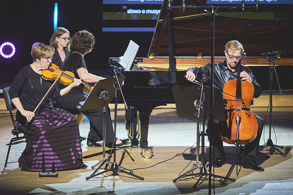 Zespół Vivo Trio podczas koncertu