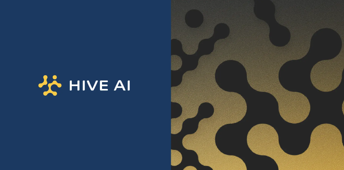 Baner z logotypem projektu HIVE AI